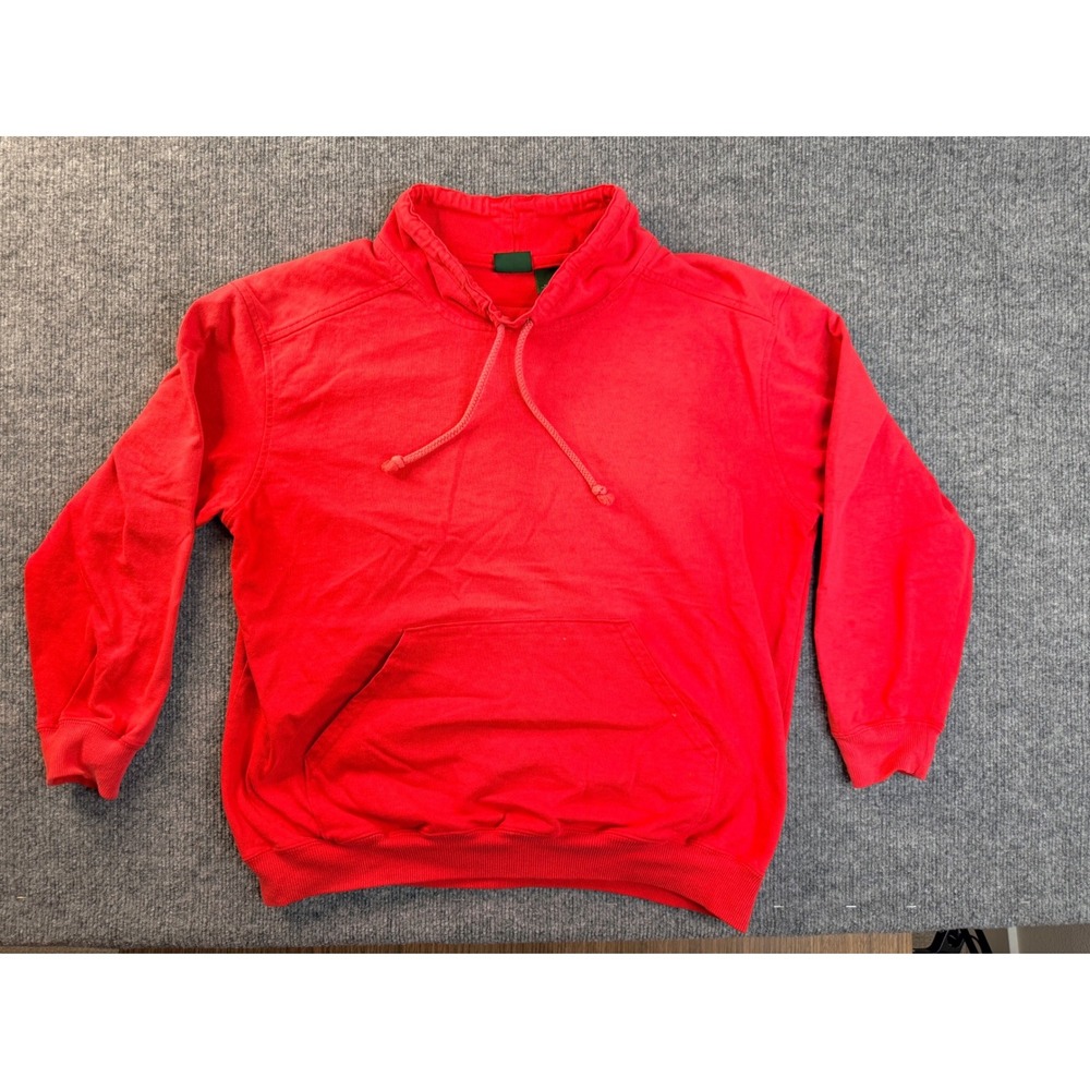 Hunt‎ Club Mens Size M Red Hoodie Sweatshirt Vintage Pullover Cotton Streetwear